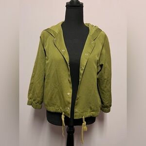KATE SPADE Green HOODIE Jacket SMALL Women